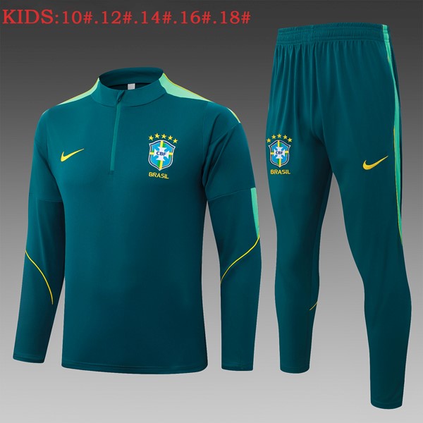 Enfant Training Top Brésil 2026-27 Vert 5
